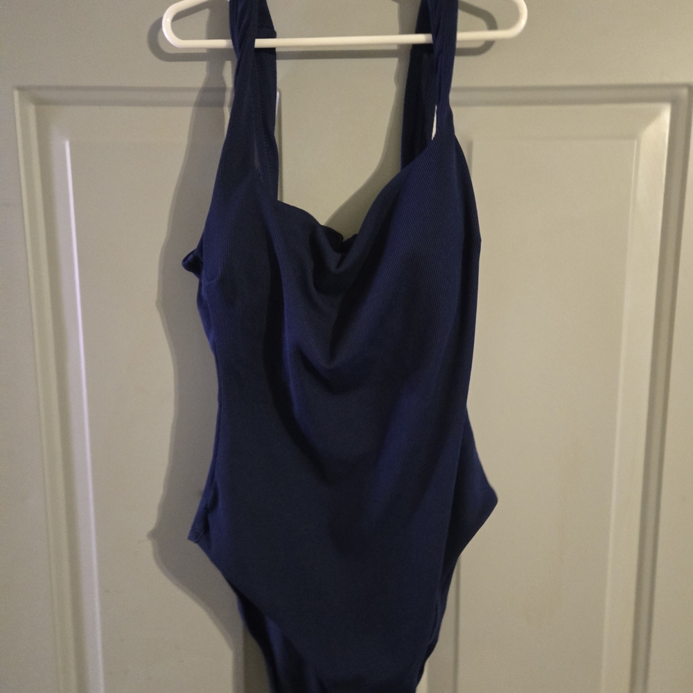 Shade & Shore Deep Blue Women's One Piece Swimsuit